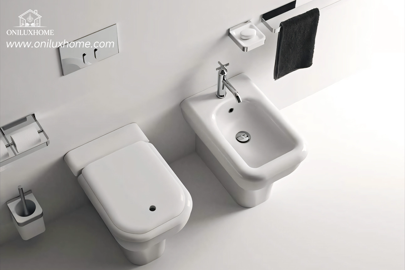 Modern Ceramic Bathroom Commode - Sleek Flushing Toilet Design modern toilets