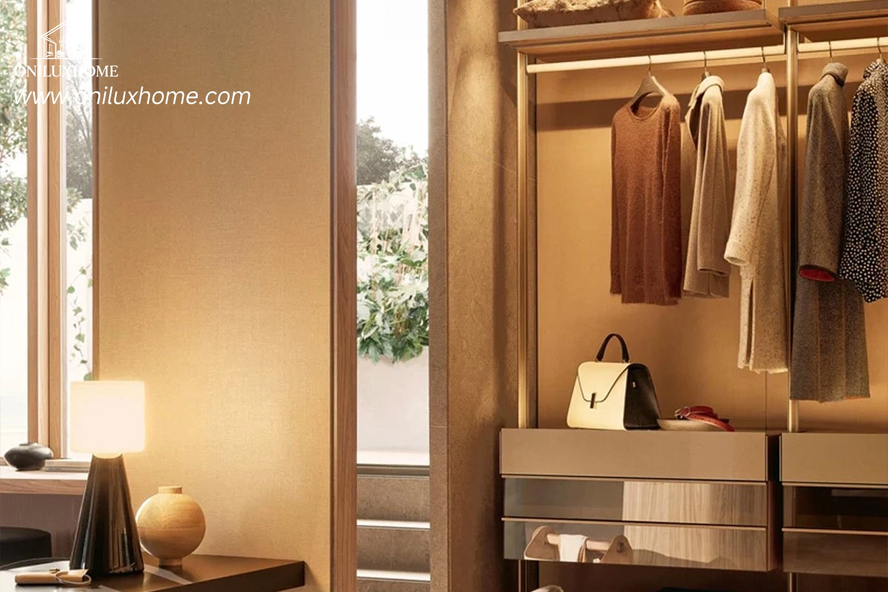 Open Cupboard Design – Luxury Open Wardrobe System clothes shop furniture