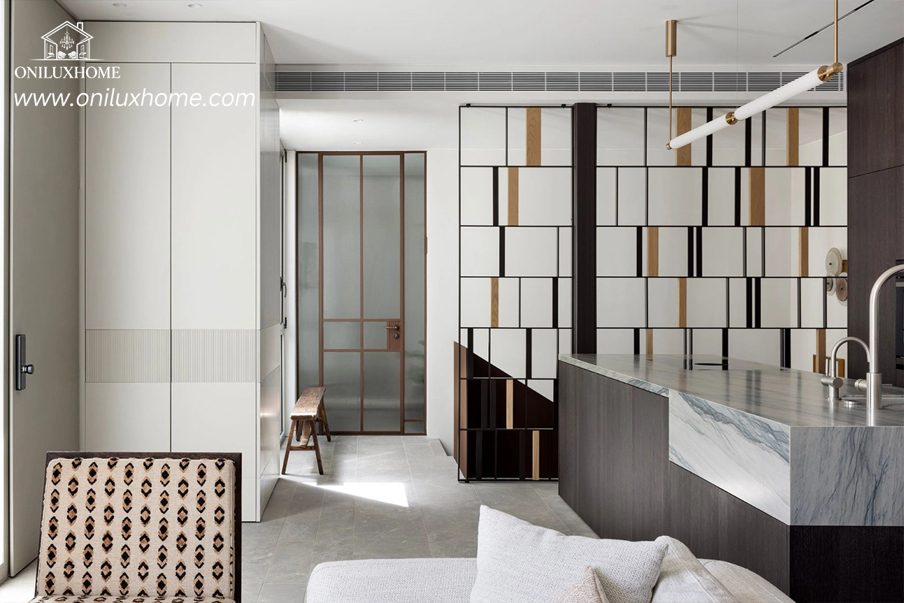 Luxury Wood Kitchen Design for Kitchen Showroom wood cabinets