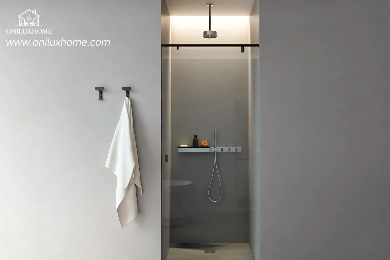 Modern Shower Room Glass Door | Minimalist Shower Doors small bathroom design