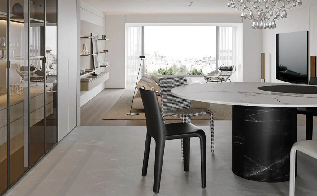 Open-concept kitchen