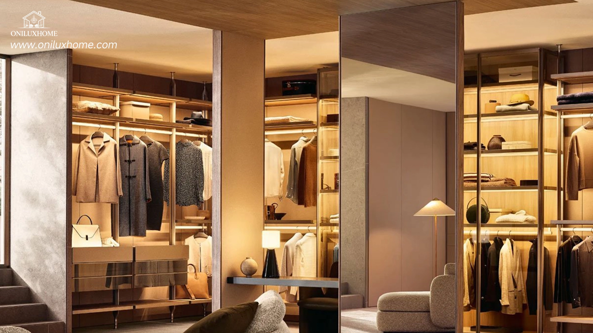 open wardrobe