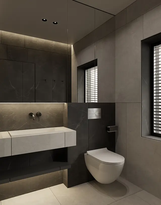 bathroom commode