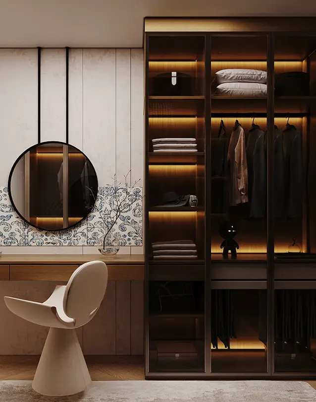 open cupboard design